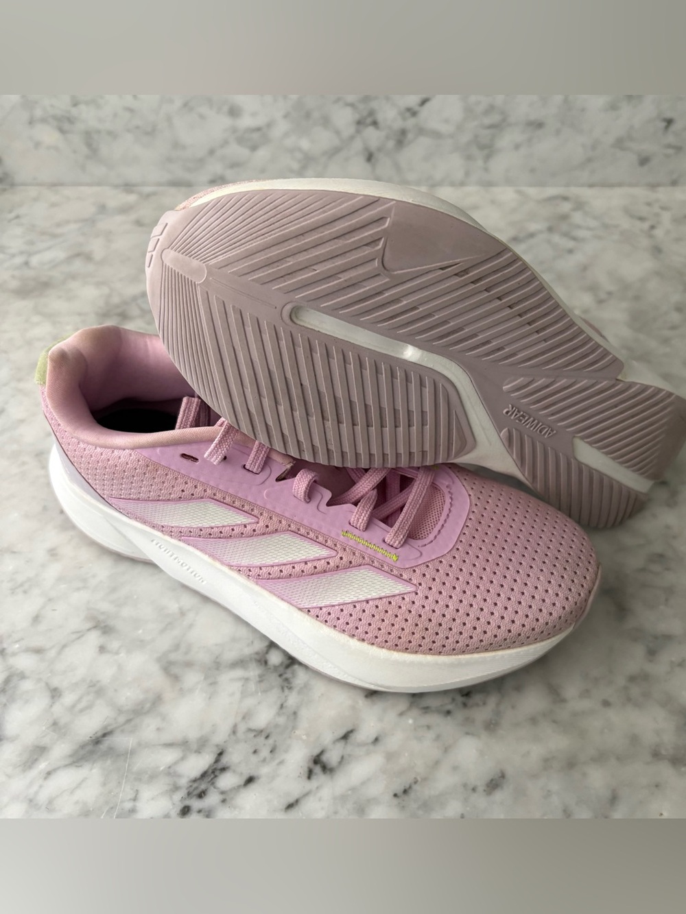 Adidas Duramo SL Pink White Running Athletic Shoe Women’s Size 5.5